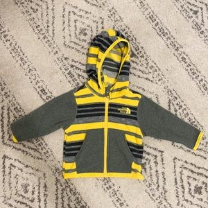 The North Face baby zip up fleece